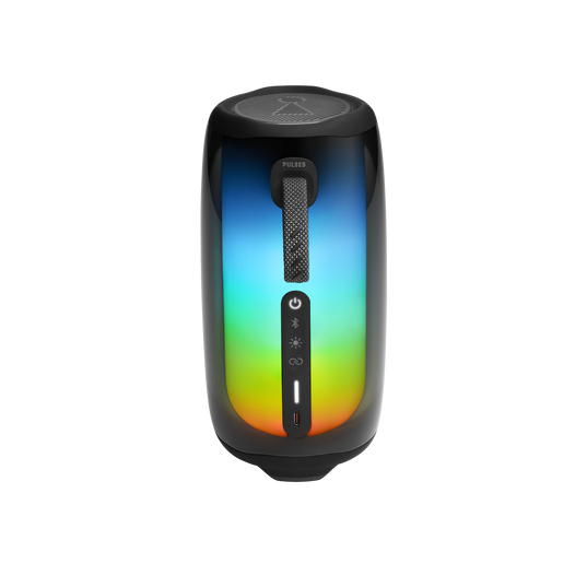 JBL Pulse 5 - Black - Portable Bluetooth speaker with light show - Back